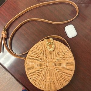 Vintage thread basket purse